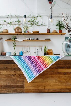 Chevron Rainbow Blanket