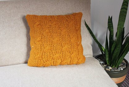 Butterscotch pillow cover