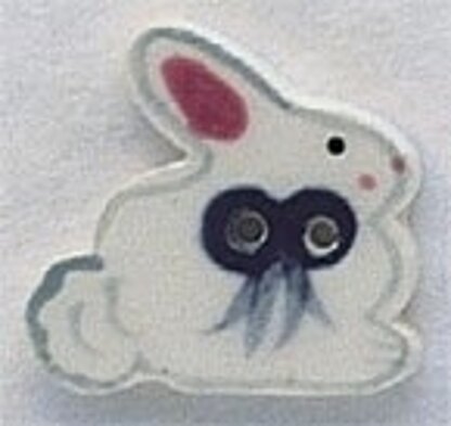 Mill Hill Button 86043 - Bow Bunny