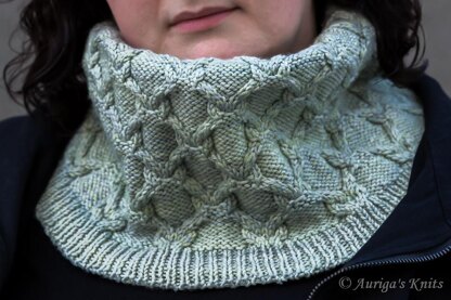 Berry Twist Cowl