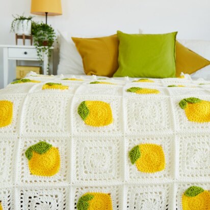 Citrus Squares Blanket