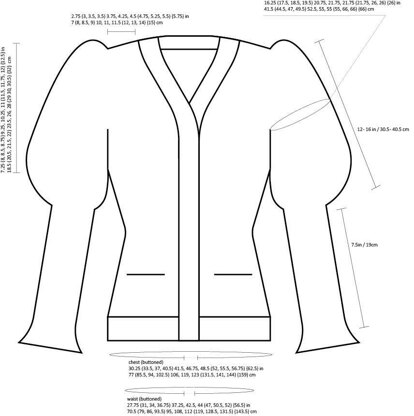 Gigot Puff (or no-puff) cardigan