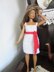 1:12th and 1:6th scale Ladies Christmas dress