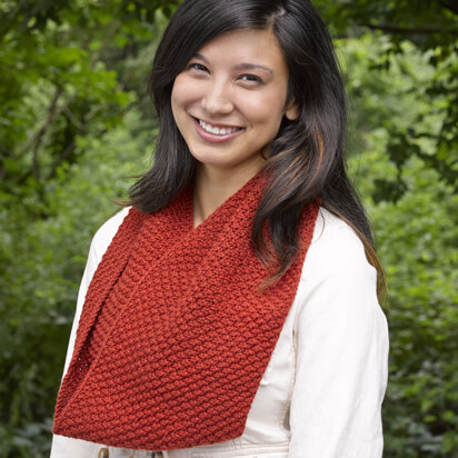 611 Knit and Purl Cowl - Knitting Pattern for Adults in Valley Yarns Amherst