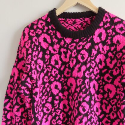 Neon Leopard Jumper