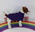 Back Button Up Garter Stitch Dog Coat