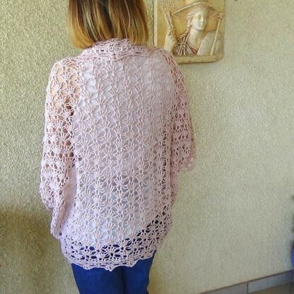 Summer Lacy Crochet Shrug