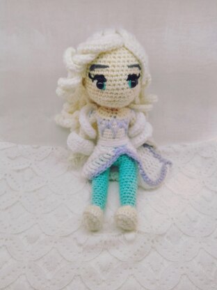 Alena: The Snow Princess PDF Amigurumi Pattern English