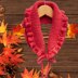 Ruffled Cowl - Triangle Scarf