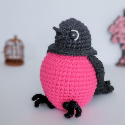 Berry the Pink Robin Amigurumi Bird Pattern
