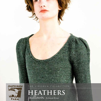 Heathers Pullover in Juniper Moon Farm Moonshine - J8-02