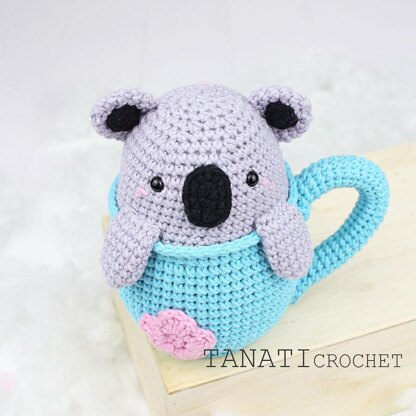 Rattle koala in the cup