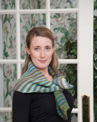 Ace Scarf in Classic Elite Yarns Liberty Wool Solids - Downloadable PDF