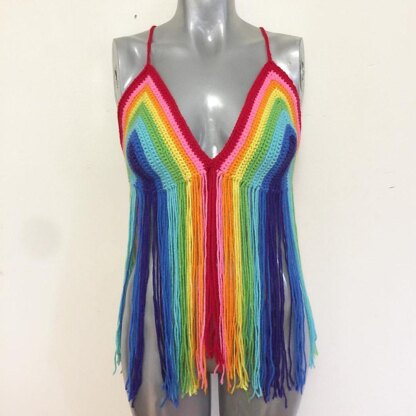 Melted Rainbow Pride Top
