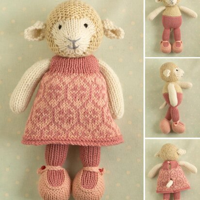 Girl Lamb - knitting pattern