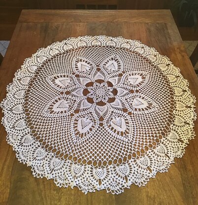 Large round ‘pineapple’ mat