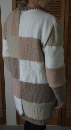 Patch style housecoat