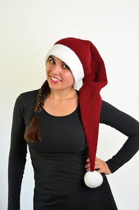 Long Christmas Hat Crochet Pattern