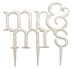 PME Cake Topper Cutter - Mr. & Mrs. Modern