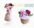 Knit Lady Cupcakes. Amigurumi Knits.