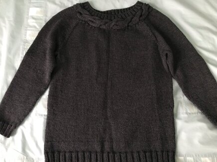Grey cable neck #2