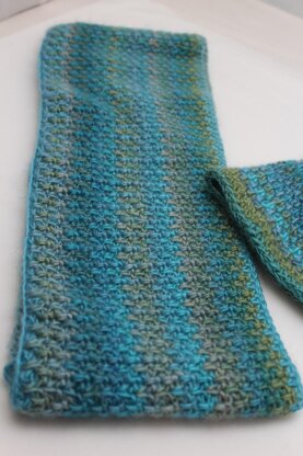 Woven Herringbones Infinity Scarf