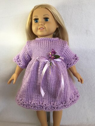 Choose-A-Skirt Easter Dresses, Knitting Patterns for 18 inch Dolls - Immediate Download - PDF - Fits American Girl Dolls