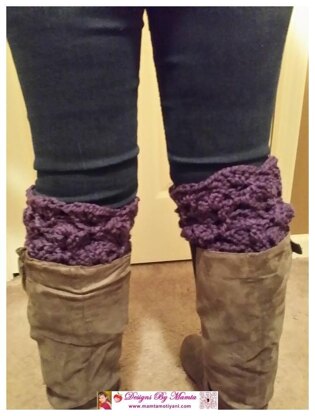 Crochet Sea Shells Boot Cuff Pattern An Easy Designer Legwarmer