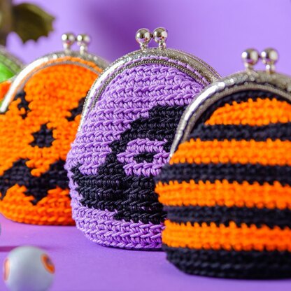 Halloween crochet purse set "Witch's picks"