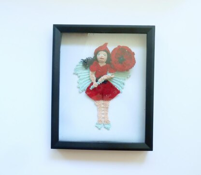 Poppy Fairy Bookmark