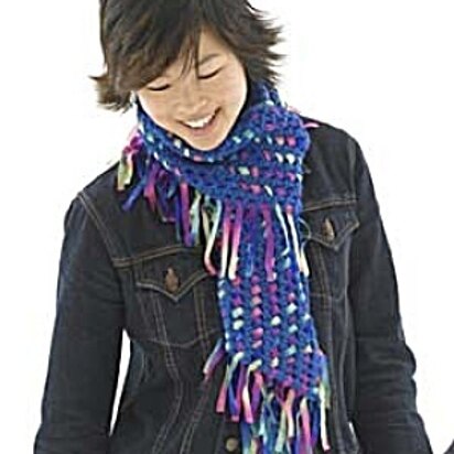 Dream Weave Scarf in Lion Brand Wool-Ease