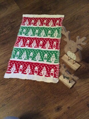 Christmas dishcloth and towel