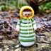 Victorian Doll Egg Cosy Knitting Pattern - Doll Knitting Pattern.