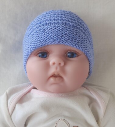 Trey - Baby’s 4ply ridge stitch beanie