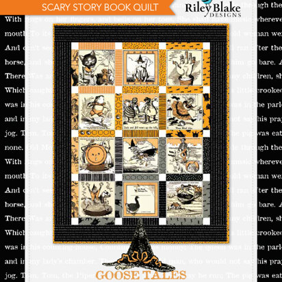 Riley Blake Scary Story Book Quilt - Downloadable PDF