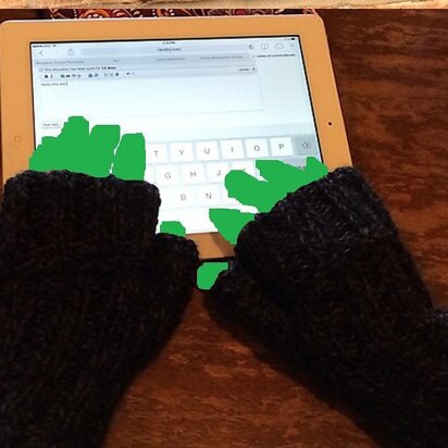 Kansas City Mitts - knitting pattern