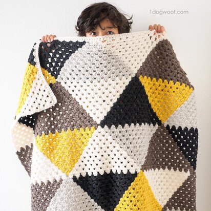 Love Triangles Baby Blanket