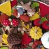 Fall Autumn amigurumi crochet Pumpkin Acorn Chestnut Leaves Maple Leaf Mushroom Pinecone Mouse Hedgehog Squirrel Garland bunting