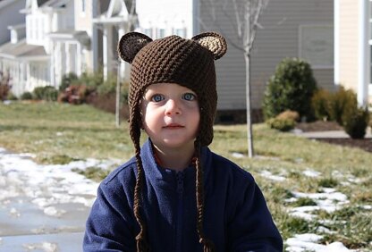 Bear Earflap Hat