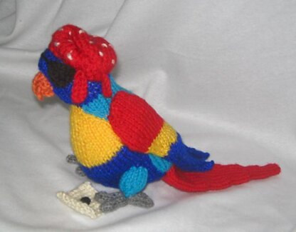 Toy Parrot – with pirate accessories