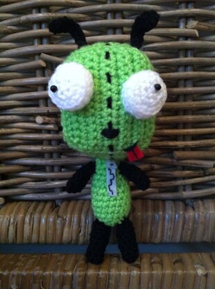 Gir from Invader Zim ( dog suit ) alien plush doll