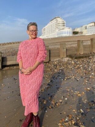 Cabled Trellis Tunic