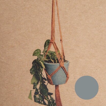 Stitch Happy Mid Grey Plant Hang Macrame Kit