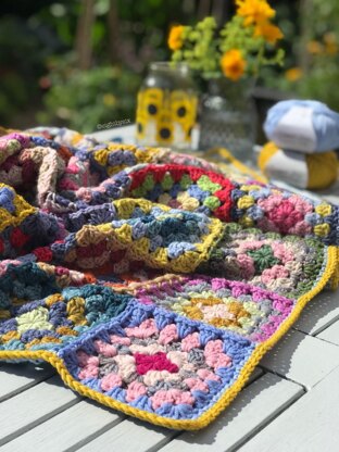 Merino Granny Blanket