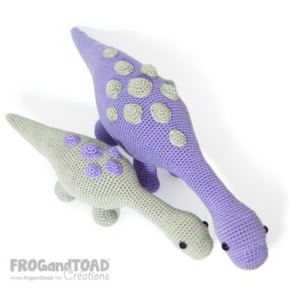 Magyarosaurus Dino Egg Diplodocus Dinosaur Amigurumi Crochet - FROGandTOAD Créations