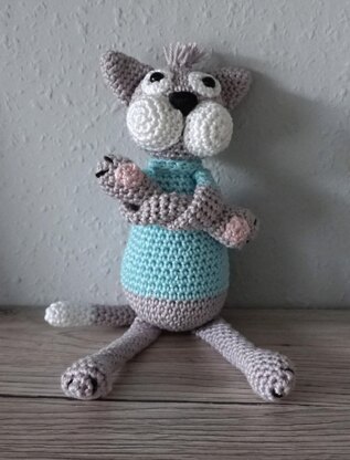 Amigurumi Häkelanleitung Katze Leo