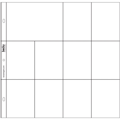 American Crafts Project Life Photo Pocket Pages 12/Pkg - Design F