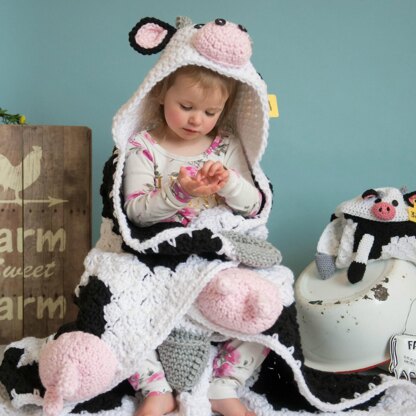 Hooded Cow Blanket