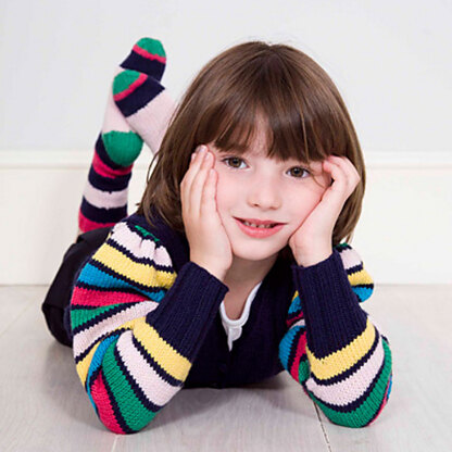 "Camilla Cardigan" - Cardigan Knitting Pattern For Girls in MillaMia Naturally Soft Merino