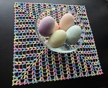 Easter Square Doily